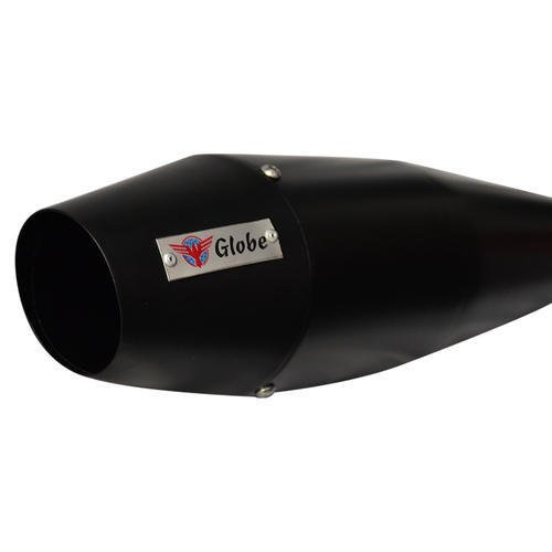 Globe Dolphin Exhaust Silencer For Royal Enfield | MotorbikeCustoms