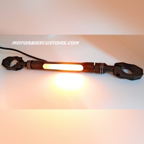 Adjustable Handlebar Rod With LED Light For Universal Motorbikes (2)