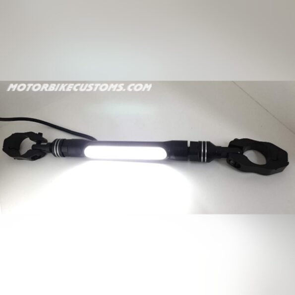 Adjustable Handlebar Rod With LED Light For Universal Motorbikes (4)
