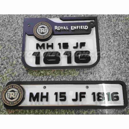 Royal Enfield Bullet Custom Number Plates